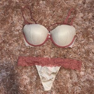 Matching Date bra and panty set